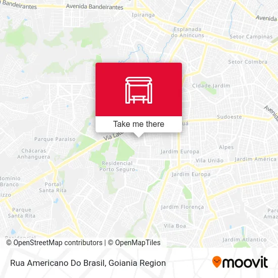 Rua Americano Do Brasil map