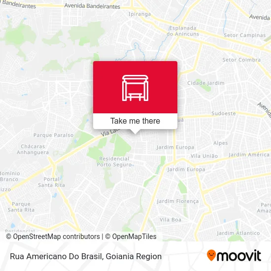 Rua Americano Do Brasil map