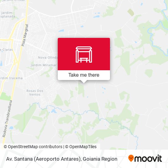 Av. Santana (Aeroporto Antares) map