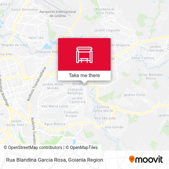 Rua Blandina Garcia Rosa map