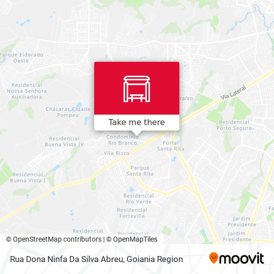 Mapa Rua Dona Ninfa Da Silva Abreu