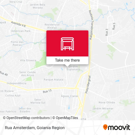 Rua Amsterdam map