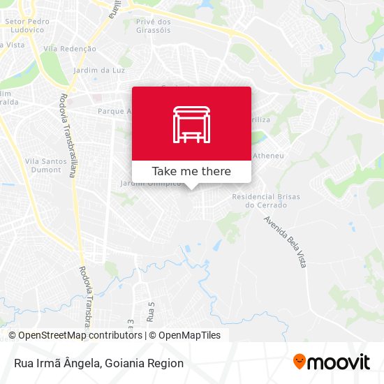 Rua Irmã Ângela map