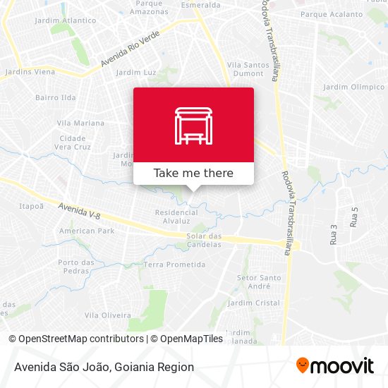 Avenida São João map