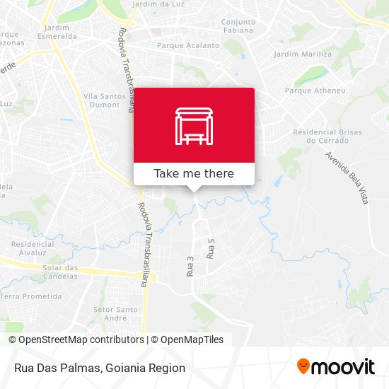 Rua Das Palmas map