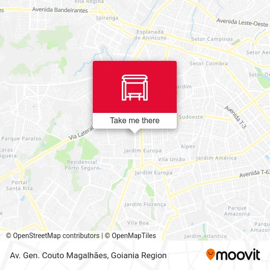 Av. Gen. Couto Magalhães map