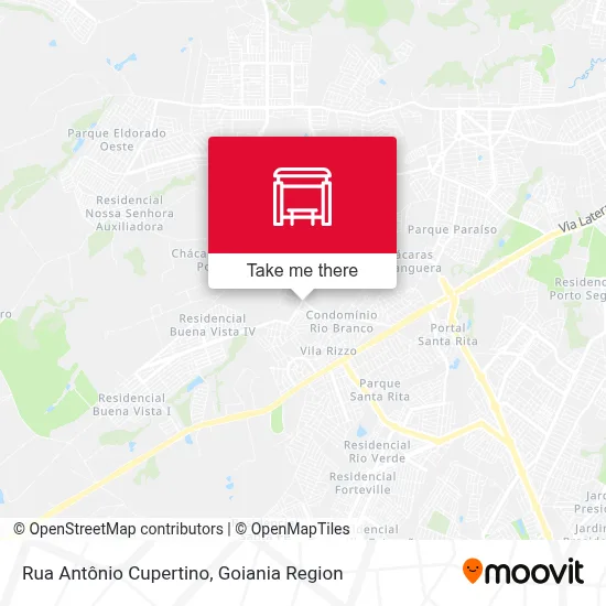 Rua Antônio Cupertino map