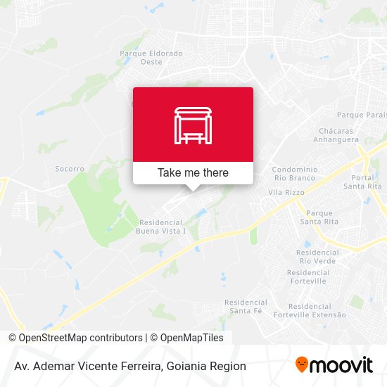 Av. Ademar Vicente Ferreira map