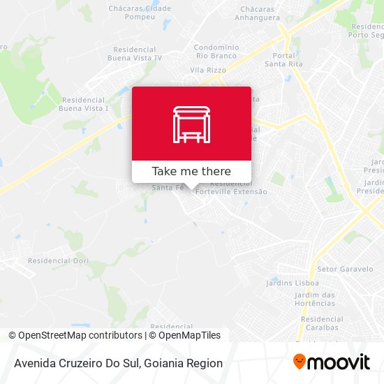 Avenida Cruzeiro Do Sul map