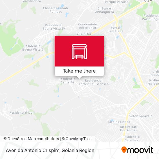 Avenida Antônio Crispim map