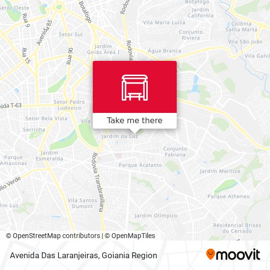 Avenida Das Laranjeiras map