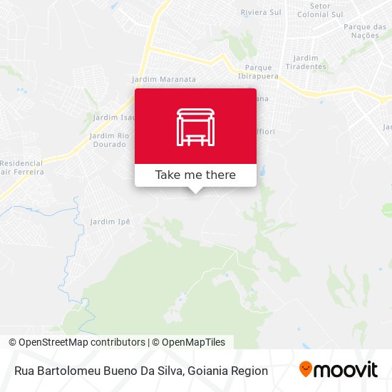 Rua Bartolomeu Bueno Da Silva map