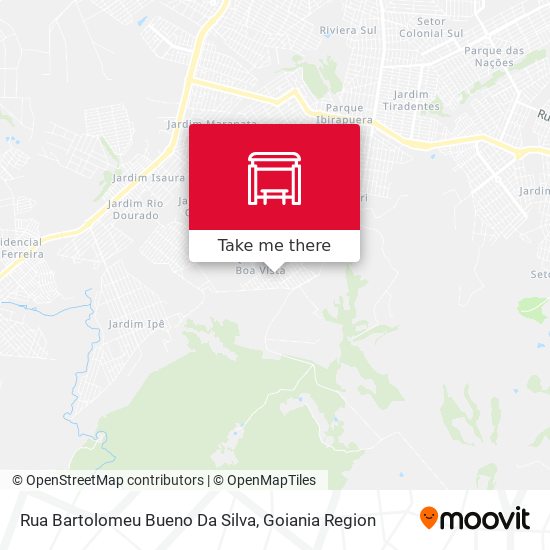 Rua Bartolomeu Bueno Da Silva map
