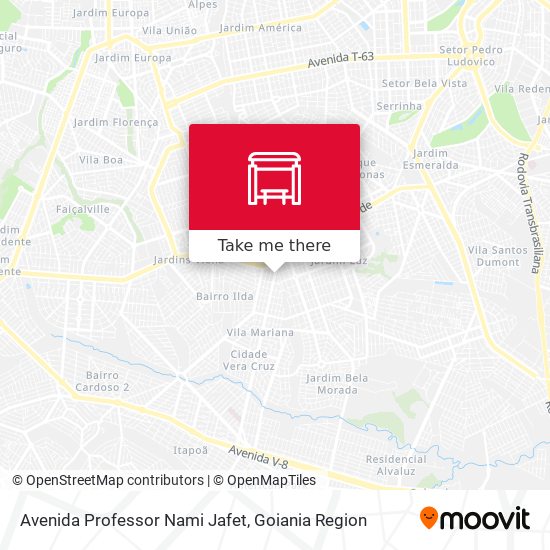 Avenida Professor Nami Jafet map