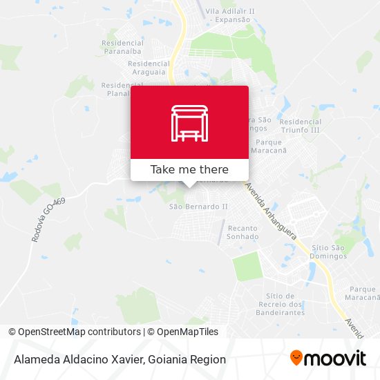 Alameda Aldacino Xavier map
