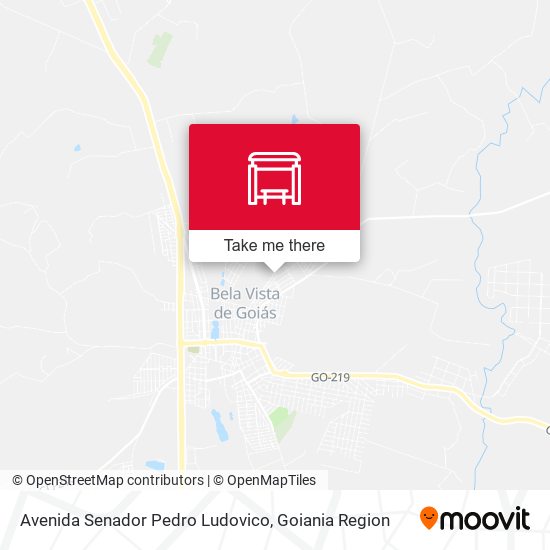 Avenida Senador Pedro Ludovico map