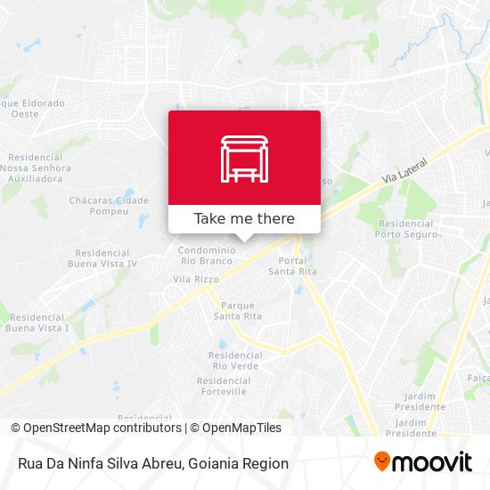 Rua Da Ninfa Silva Abreu map