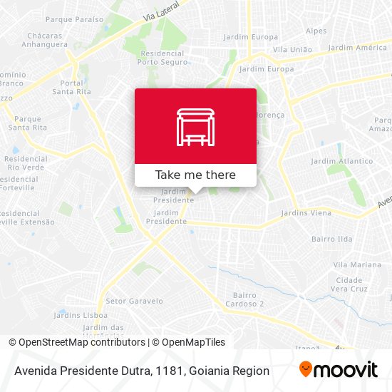Avenida Presidente Dutra, 1181 map