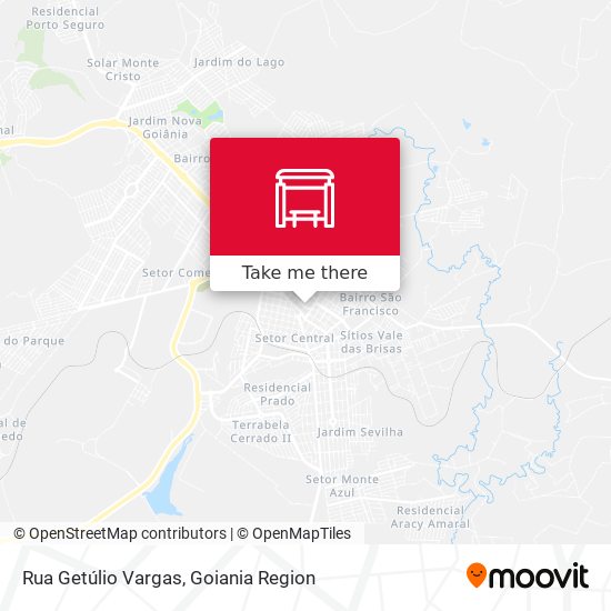 Rua Getúlio Vargas map