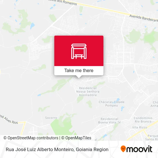 Rua José Luiz Alberto Monteiro map