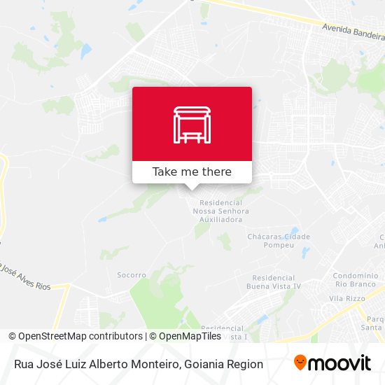 Rua José Luiz Alberto Monteiro map