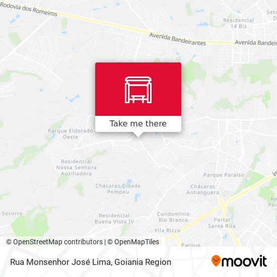 Rua Monsenhor José Lima map