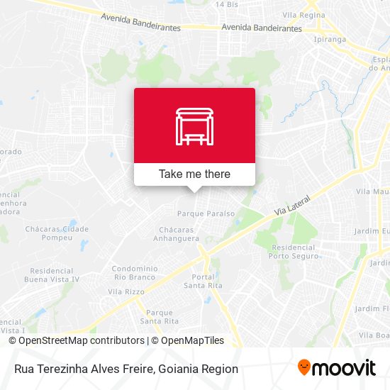 Mapa Rua Terezinha Alves Freire