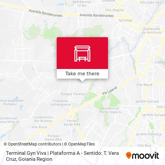 Terminal Gyn Viva | Plataforma A - Sentido: T. Vera Cruz map