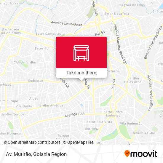 Av. Mutirão map