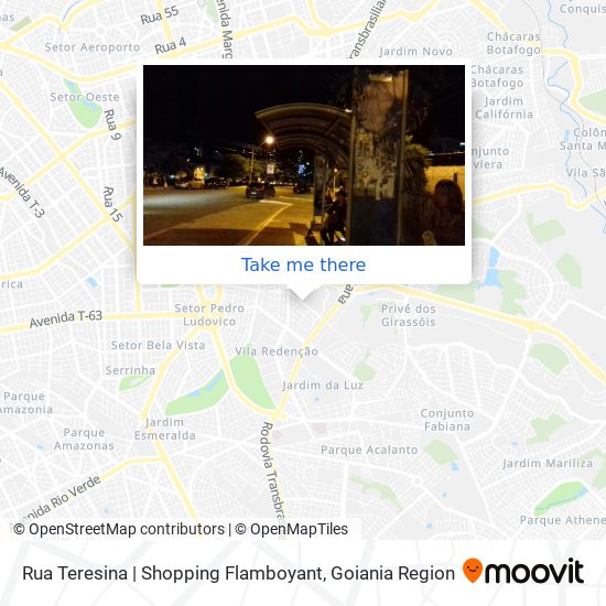 Rua Teresina | Shopping Flamboyant map