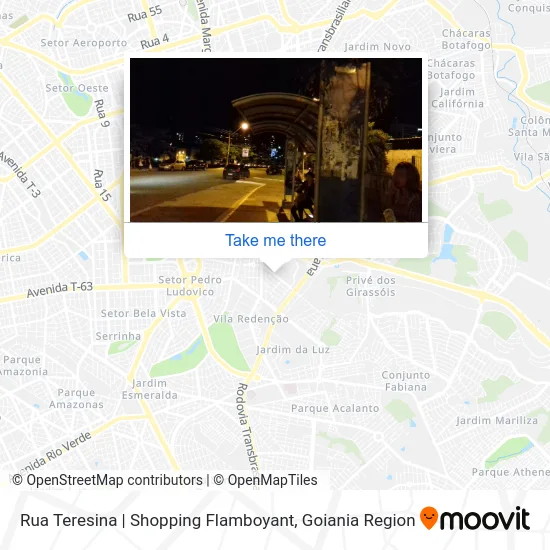 Rua Teresina | Shopping Flamboyant map
