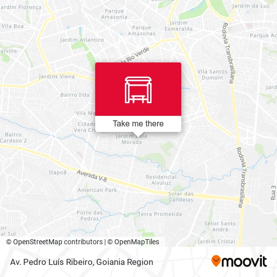 Av. Pedro Luís Ribeiro map