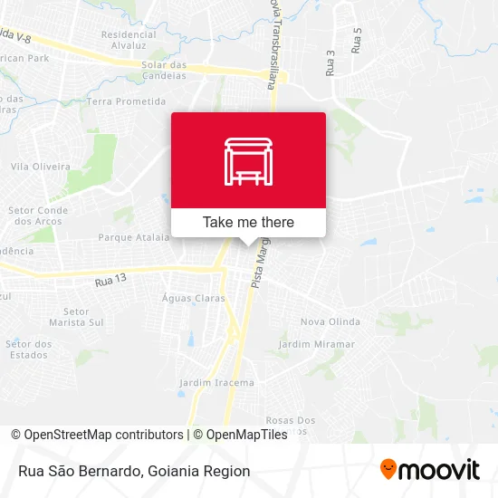 Rua São Bernardo map