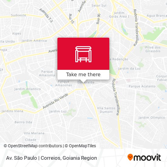 Mapa Av. São Paulo | Correios