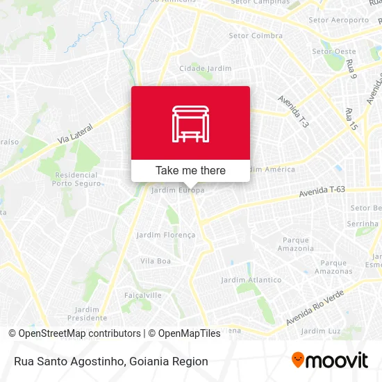 Rua Santo Agostinho map