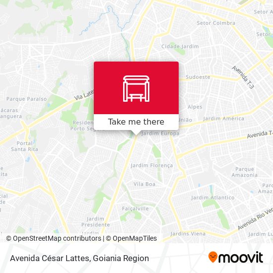 Avenida César Lattes map