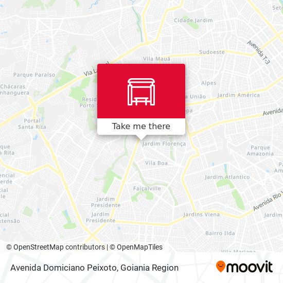 Avenida Domiciano Peixoto map