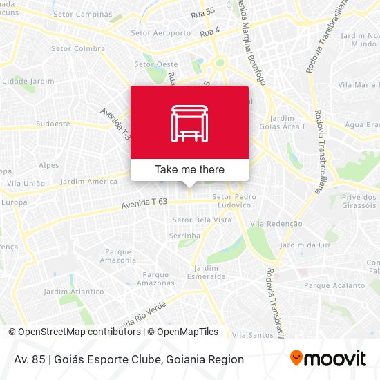 Av. 85 | Goiás Esporte Clube map