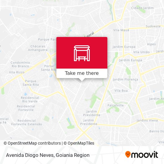 Avenida Diogo Neves map