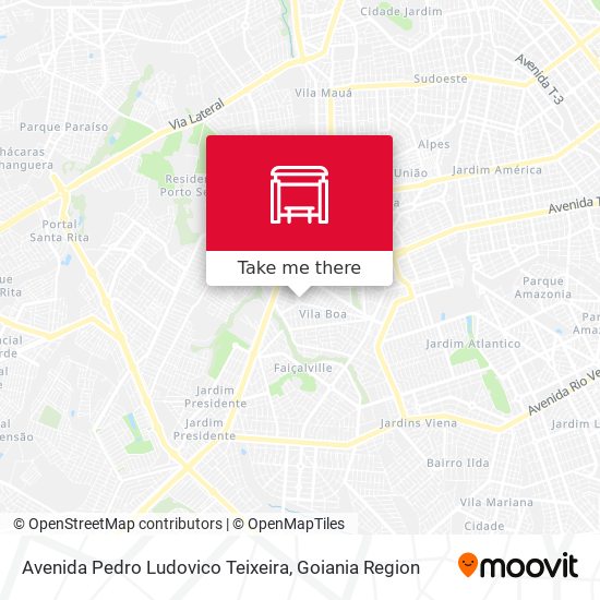 Avenida Pedro Ludovico Teixeira map