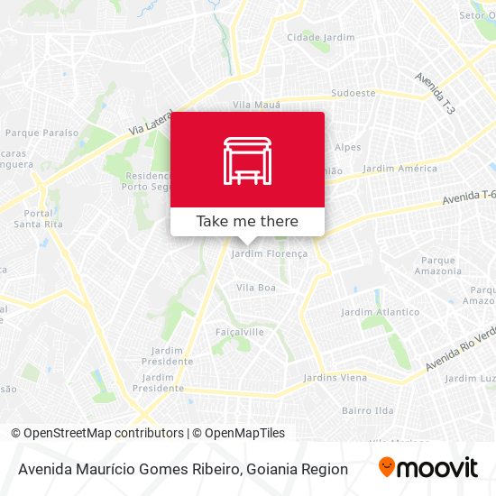 Avenida Maurício Gomes Ribeiro map