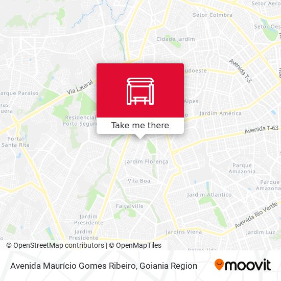 Avenida Maurício Gomes Ribeiro map