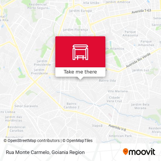 Rua Monte Carmelo map