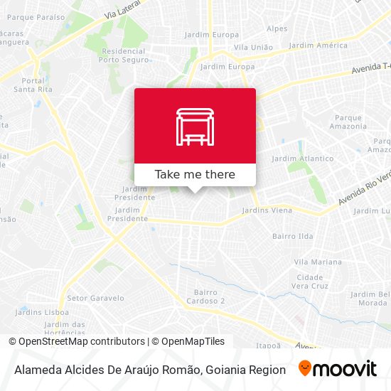 Alameda Alcides De Araújo Romão map