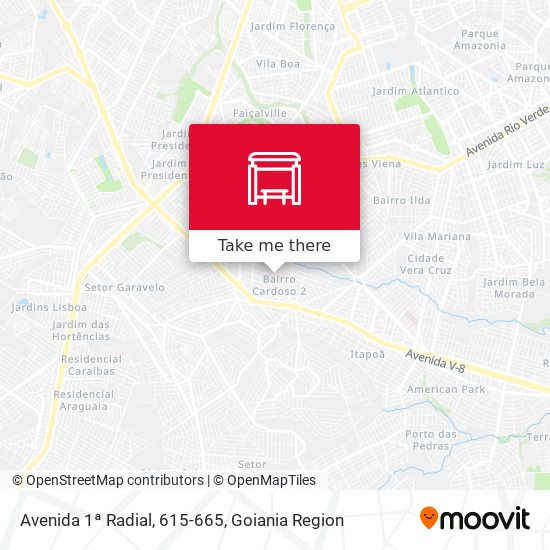 Avenida 1ª Radial, 615-665 map