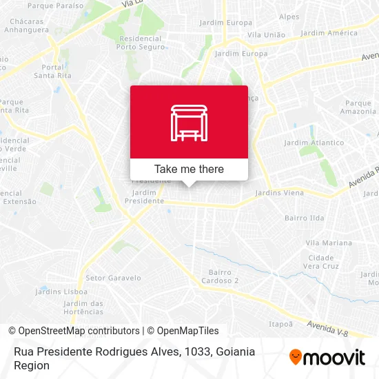 Rua Presidente Rodrigues Alves, 1033 map