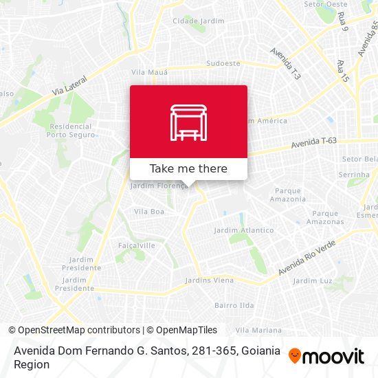 Avenida Dom Fernando G. Santos, 281-365 map