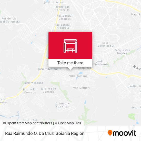 Mapa Rua Raimundo O. Da Cruz