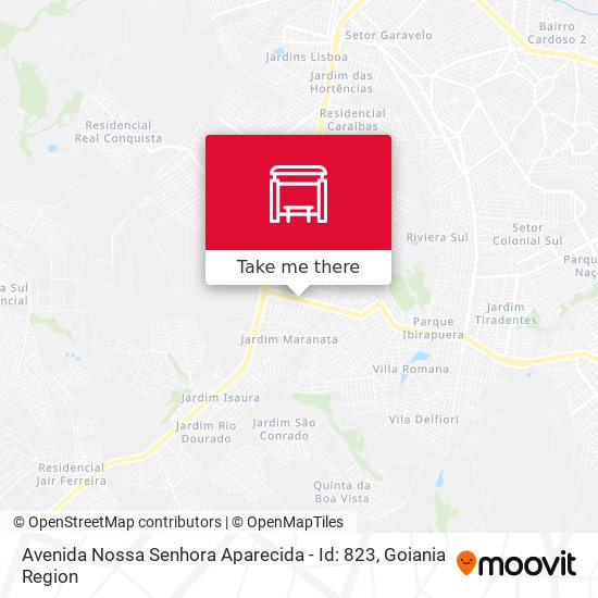 Avenida Nossa Senhora Aparecida - Id: 823 map