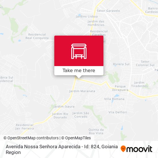 Avenida Nossa Senhora Aparecida - Id: 824 map